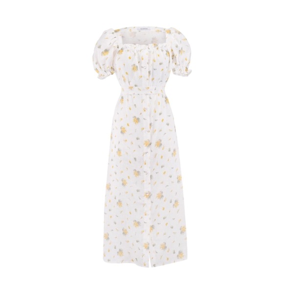 The Sleeper Brigitte Linen Maxi Dress in Mimosa. XS. EUC - Picture 5 of 11